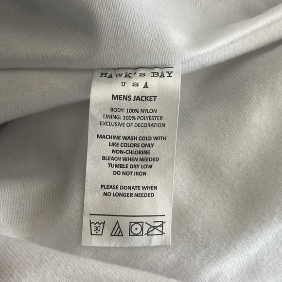 Hawk’s Bay Maroon Burgundy nylons Jacket windbreaker size 2XL - Picture 5 of 11